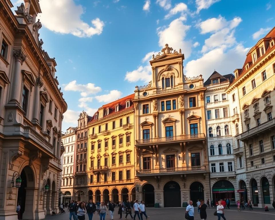 Barocke Fassaden in München, Deutschland