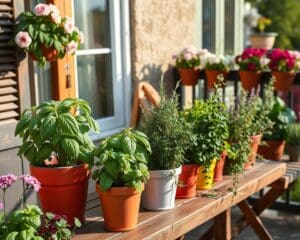 DIY-Kräutertöpfe: Frische Aromen für Balkon und Terrasse