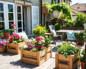 DIY-Pflanzkästen aus Holz: Kreative Ideen für Terrasse und Balkon