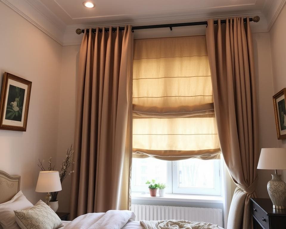 Fensterdekoration im Schlafzimmer: Praktisch und elegant