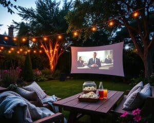 Freiluftkino selber machen: Tipps für Filmabende im Garten