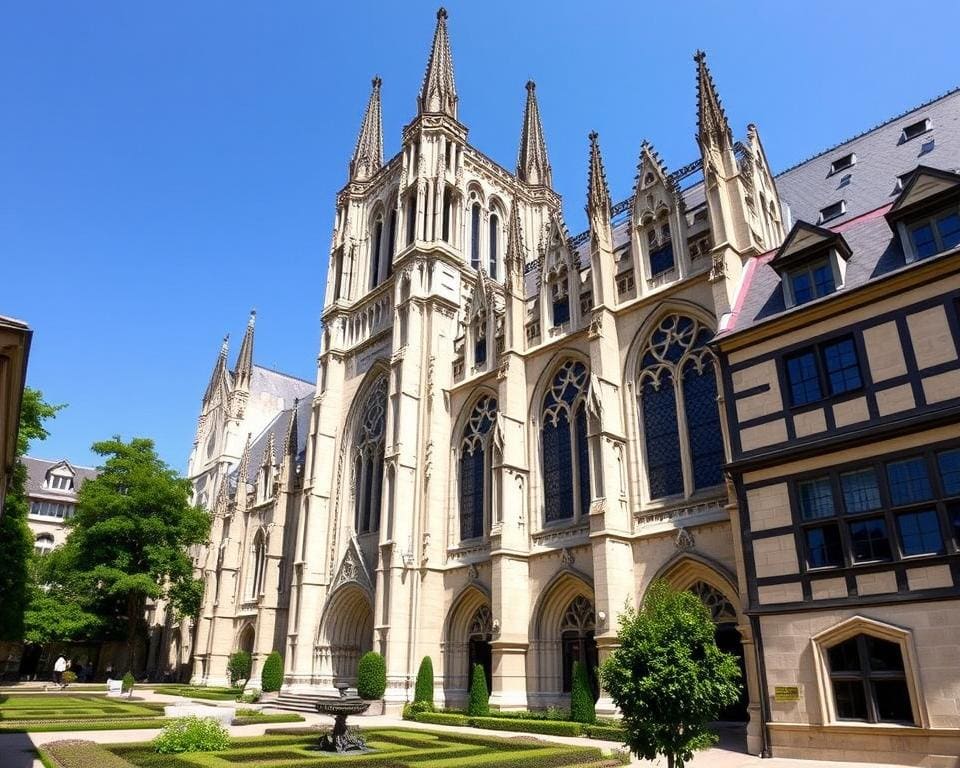 Gotische Kathedralen in Bourges, Frankreich