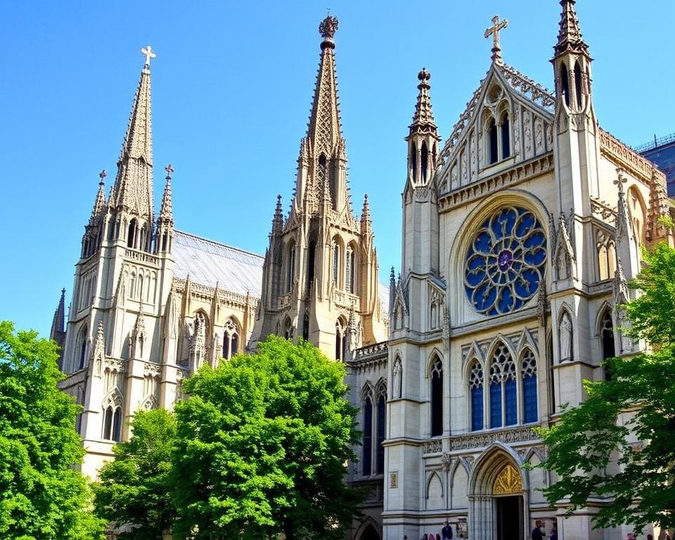 Gotische Kathedralen in Chartres, Frankreich