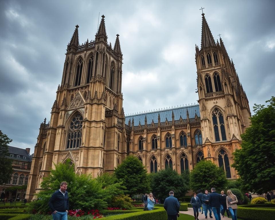 Gotische Kathedralen in Lincoln, England