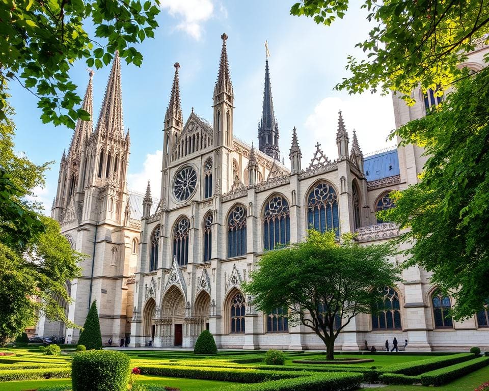 Gotische Kathedralen in Reims, Frankreich