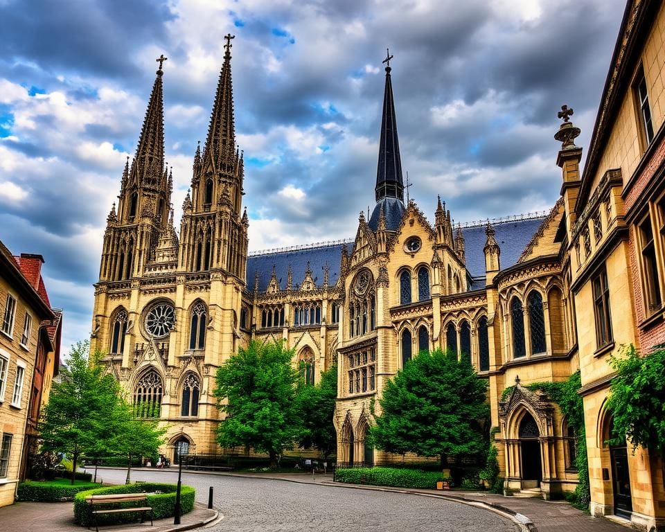 Gotische Kirchen in Dijon, Frankreich