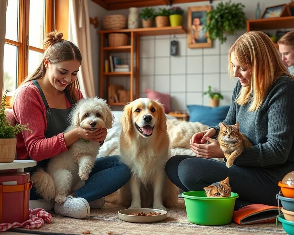 Haustierpflege zu Hause