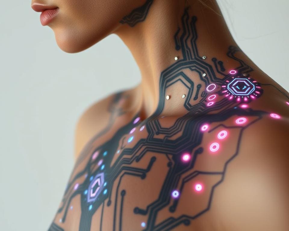 Hauttechnologie elektronische Tattoos