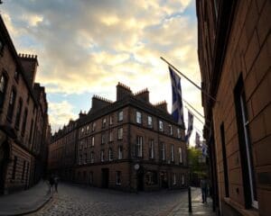 Historische Gassen in Edinburgh, Schottland