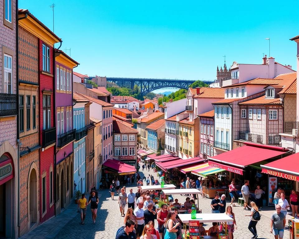 Historische Viertel in Porto, Portugal