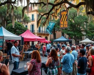 Jazz und Festivals in Savannah, Georgia