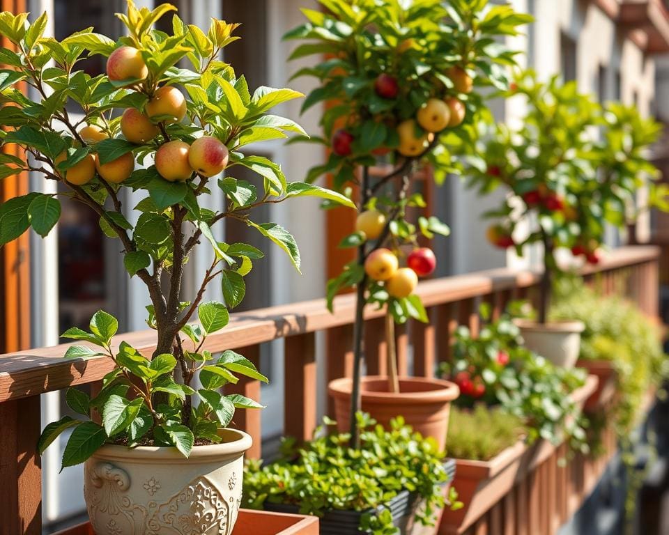 Kleine Obstbäume für den Balkon