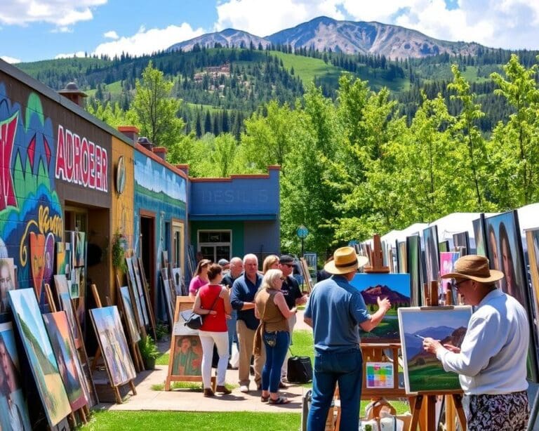 Kreative Kunstszene in Boulder, Colorado