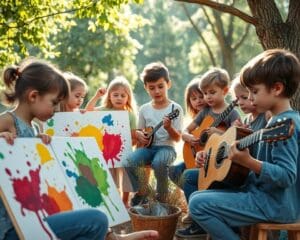 Kreative Therapien für Kinder: Kunst und Musik