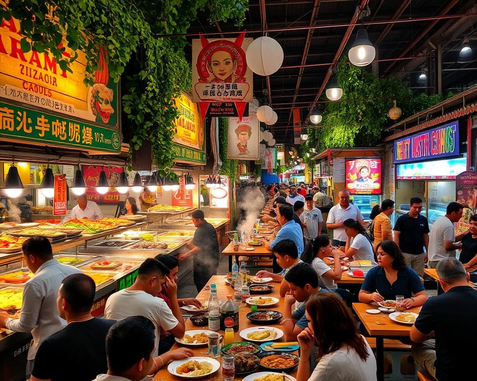 Kulinarische Reisen durch Food Courts