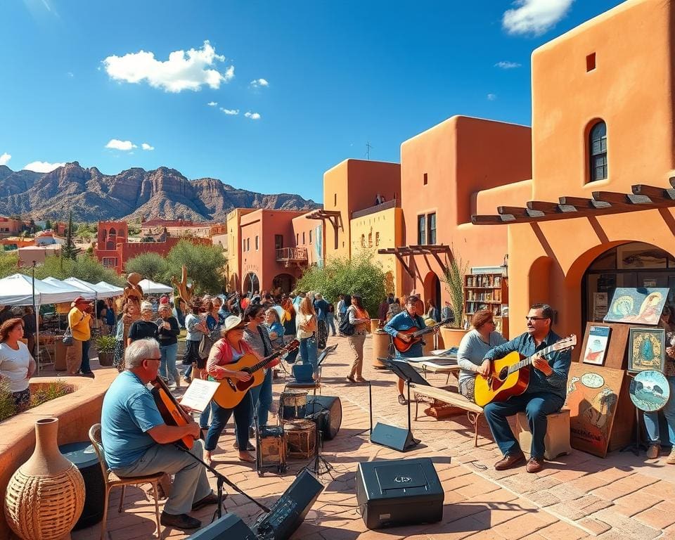 Musik und Kunst in Santa Fe, New Mexico