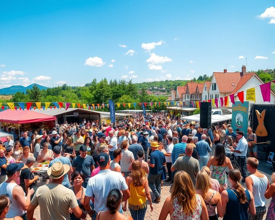 Musikfestivals in Burghöfen