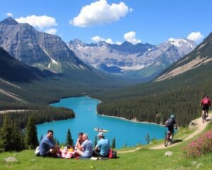 Outdoor-Aktivitäten im Jasper Nationalpark, Kanada