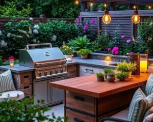 Praktische Outdoor-Küchen: Kochen im Garten einfach gestalten