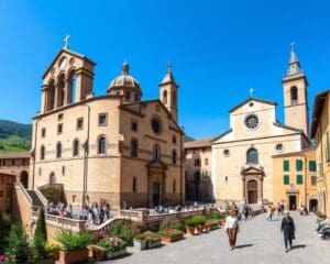 Romanische Kirchen in Perugia, Italien