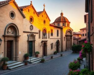 Romanische Kirchen in Siena, Italien