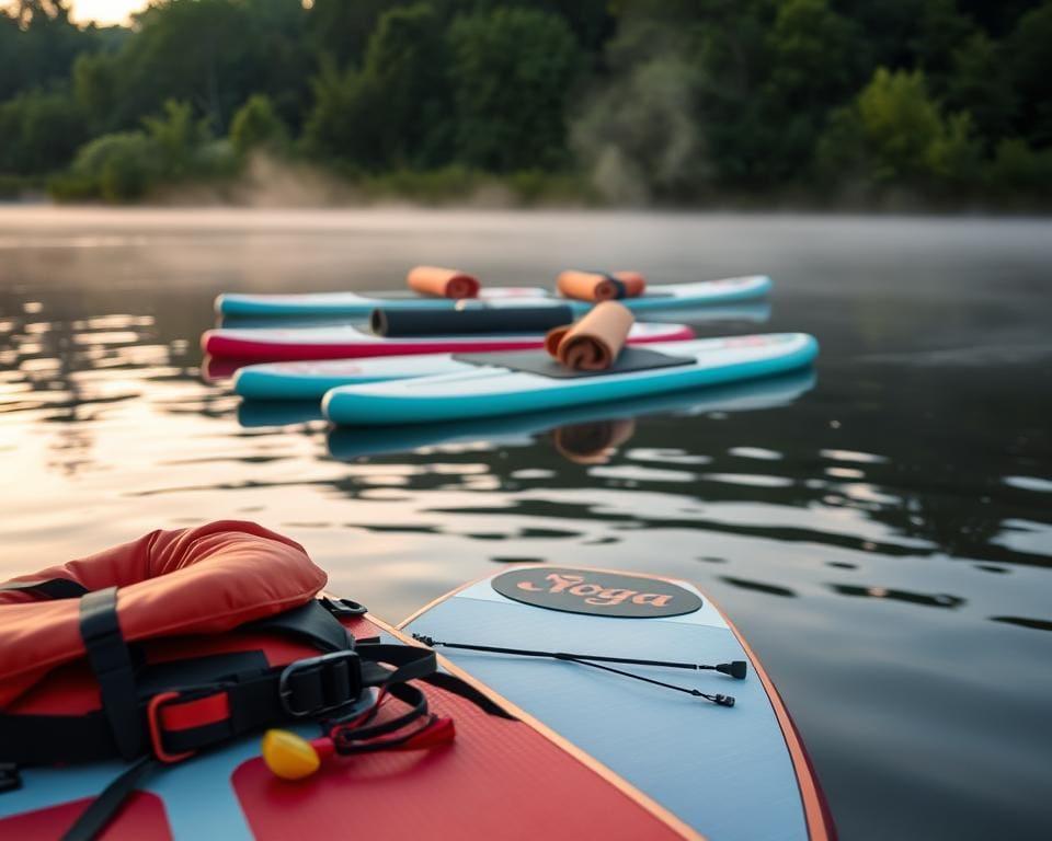 Sicherheitsvorkehrungen beim Wasseryoga