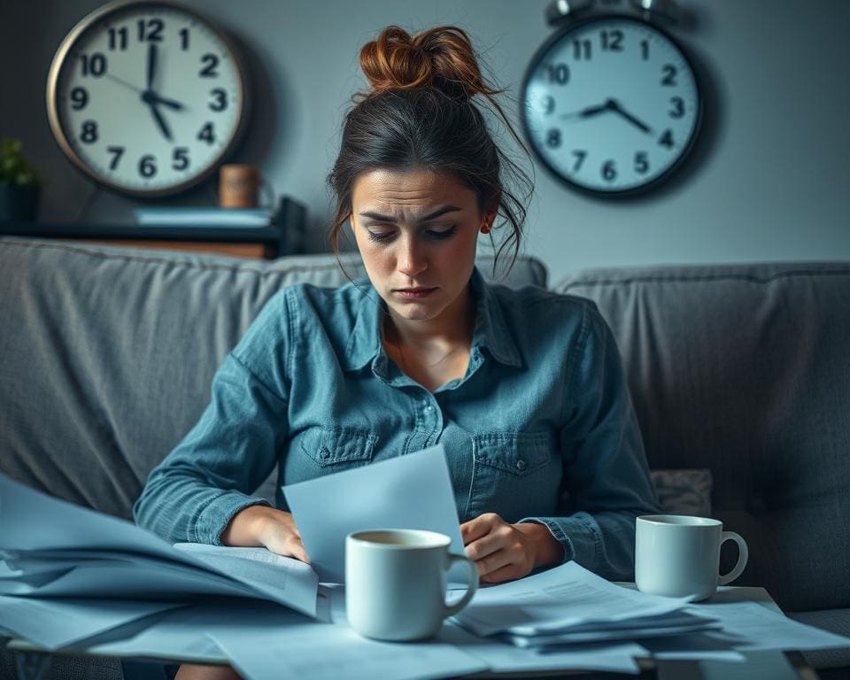 Stressfolgen Erschöpfung Symptome Schlafmangel