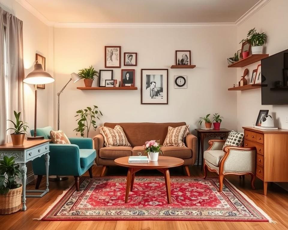 Vintage-Möbel für kleine Wohnzimmer: Ideen und Stile