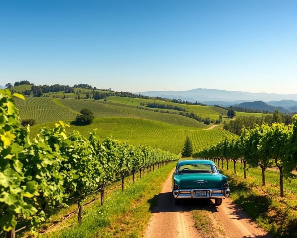 Weinbergtouren im Oldtimer