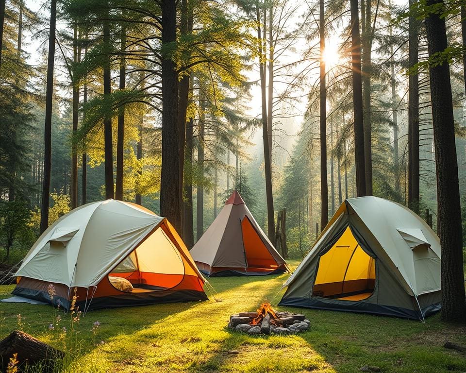 Zelte für das Camping-Abenteuer