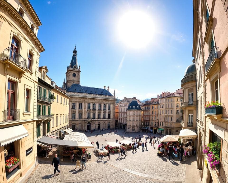 historische Plätze Lyon