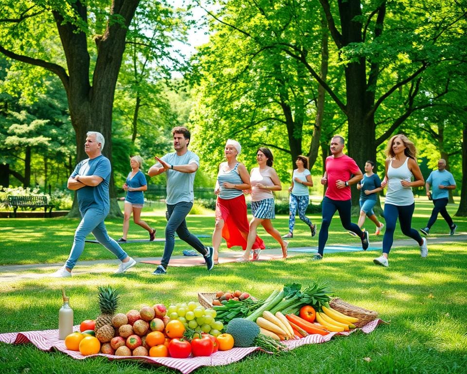 natürliche Bewegung und richtige Ernährung für Gelenkgesundheit