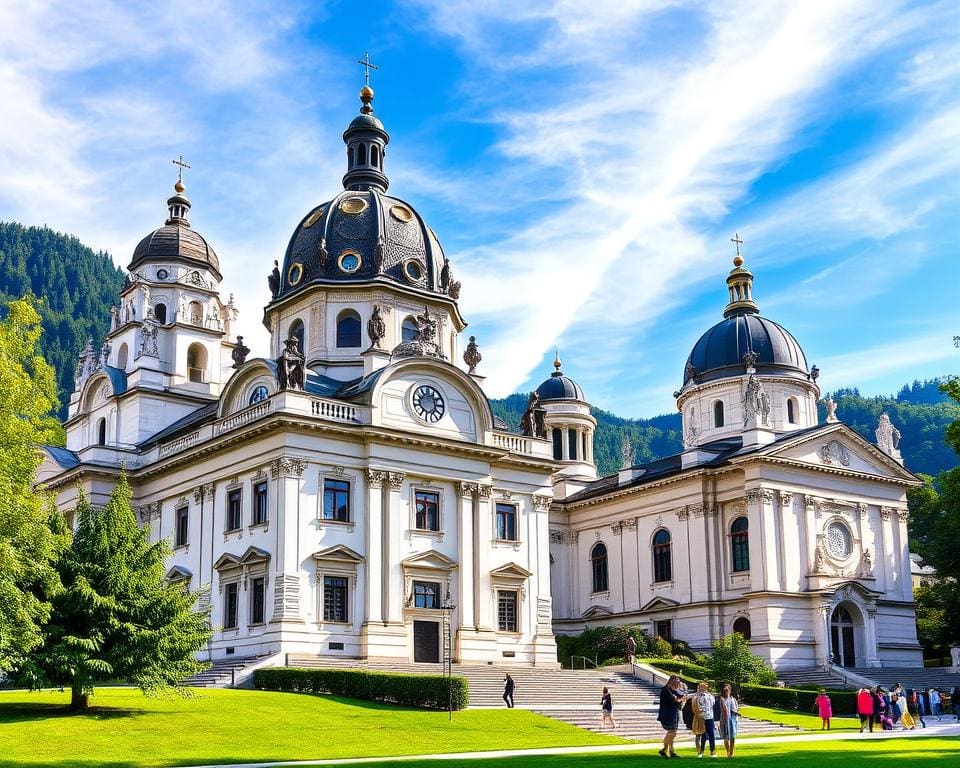 Barocke Kirchen in Salzburg, Österreich