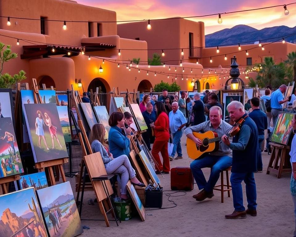 Musik und Kunst in Santa Fe, New Mexico