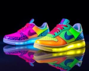 Sneaker in Neonfarben: Mut zur Farbe