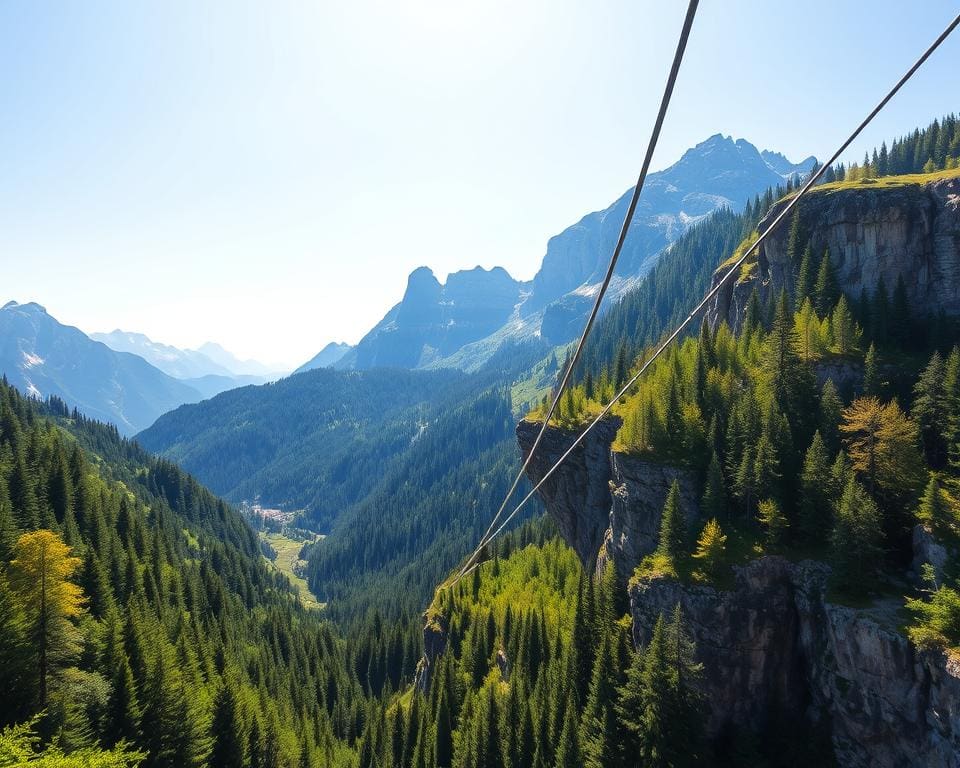 Abenteuer erleben mit Seilrutschen in Tirol