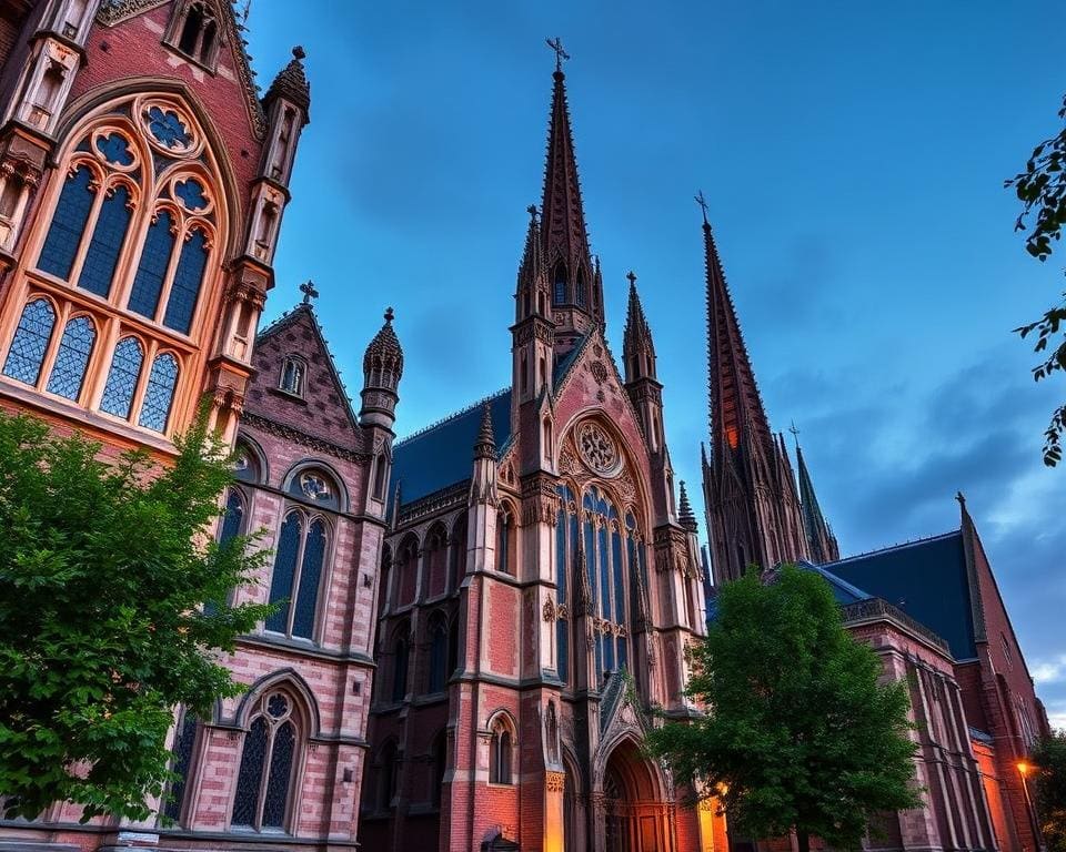 Architektur der gotischen Kirchen in Utrecht