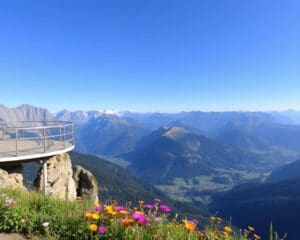 Aussichtsplattformen in der Schweiz: Blick auf die Alpen