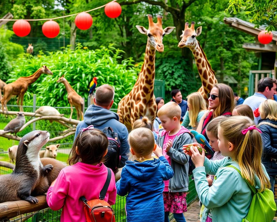 Interaktive Erlebnisse mit Wildtieren im Zoo