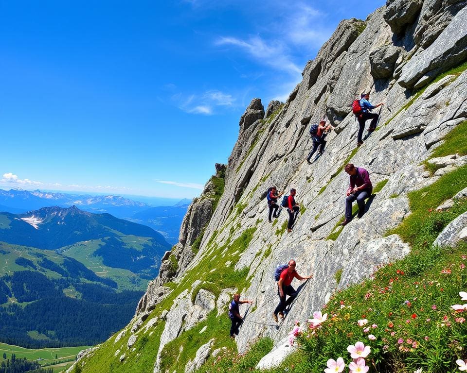 Klettertouren in Österreich