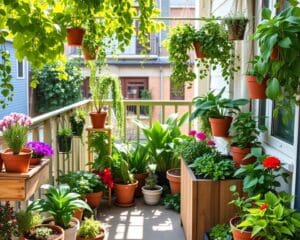 Nachhaltige Gartenideen für kleine Balkone