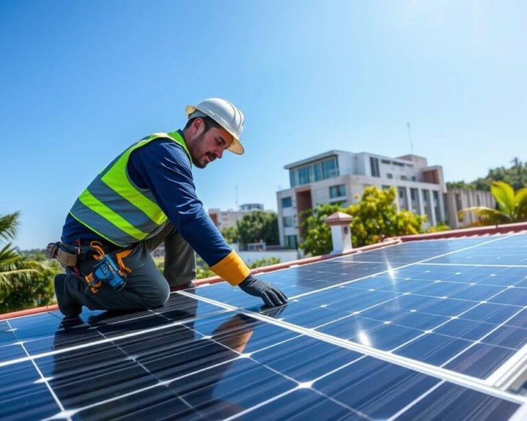 Photovoltaiktechniker: Installation von Solarsystemen