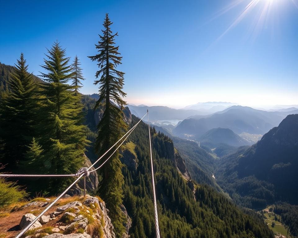 Seilrutschen in Tirol: Adrenalin pur