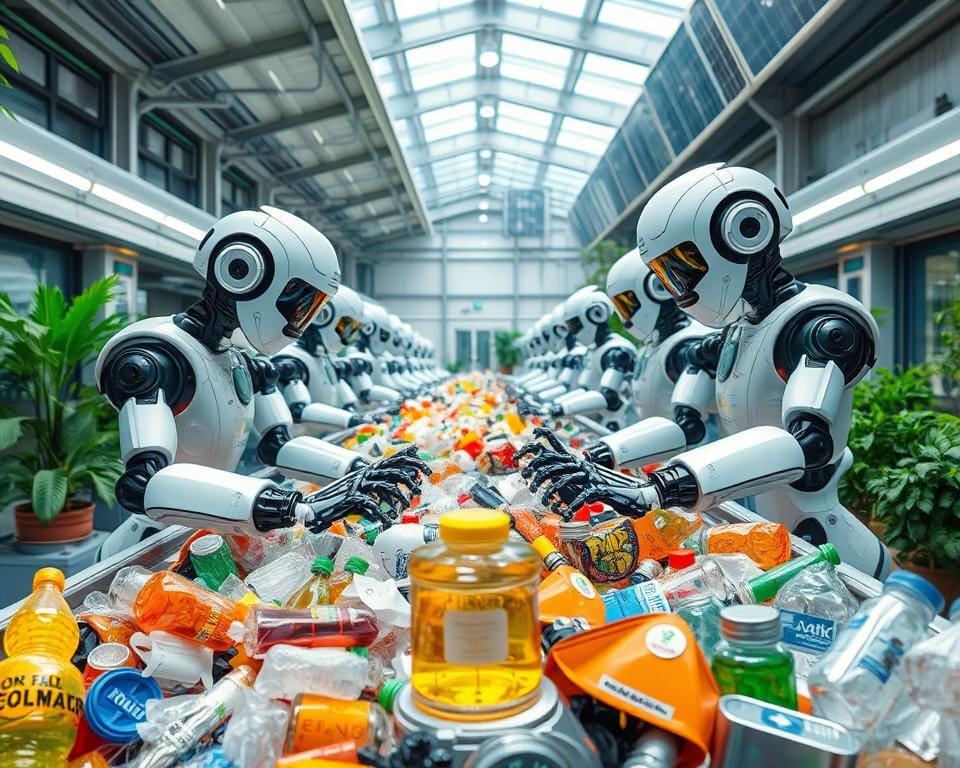 Verbesserung der Abfallwirtschaft durch Recyclingroboter