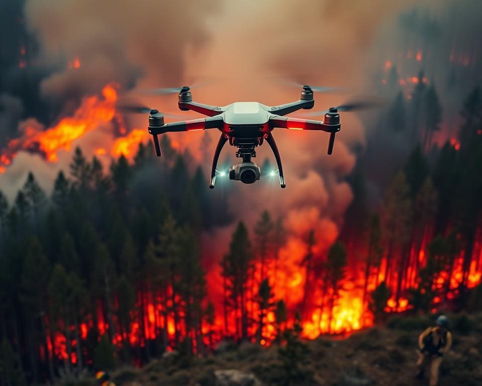 Verbesserung der Brandbekämpfung durch Drohnen