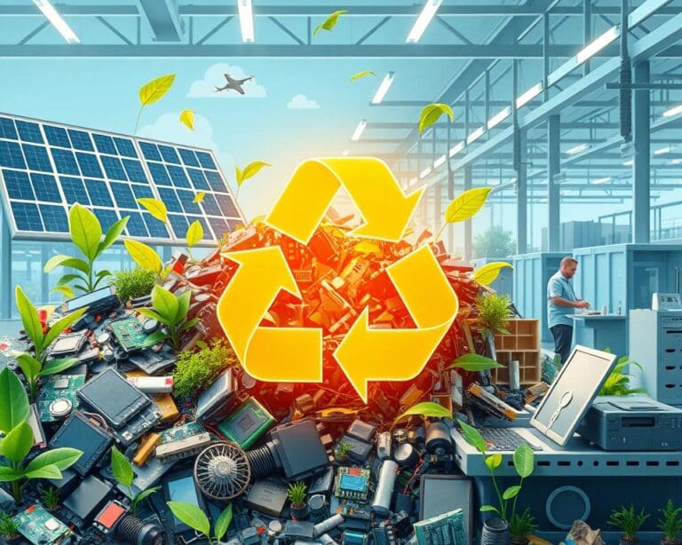 Wie beeinflusst Recycling die Produktion nachhaltiger Elektronik?