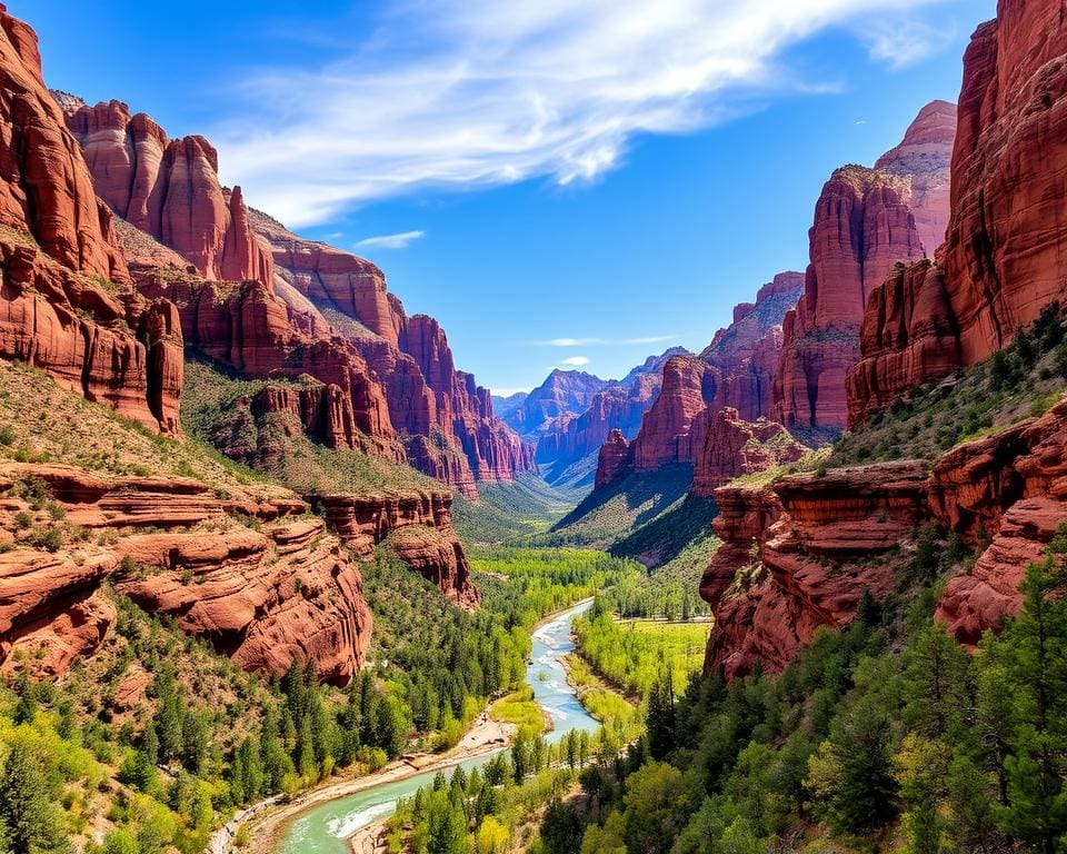 Zion-Nationalpark Landschaften