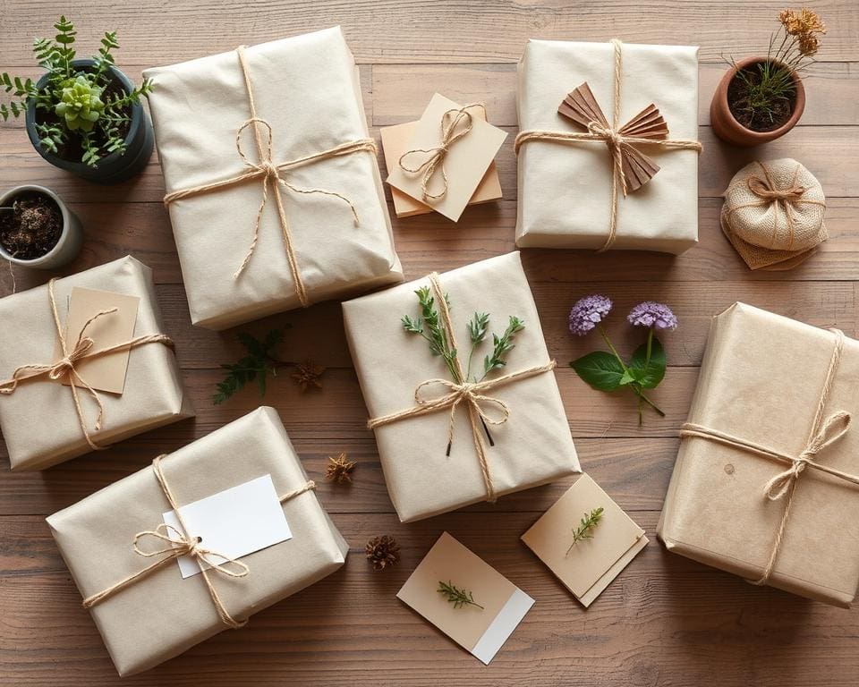 nachhaltige Geschenkverpackungsideen