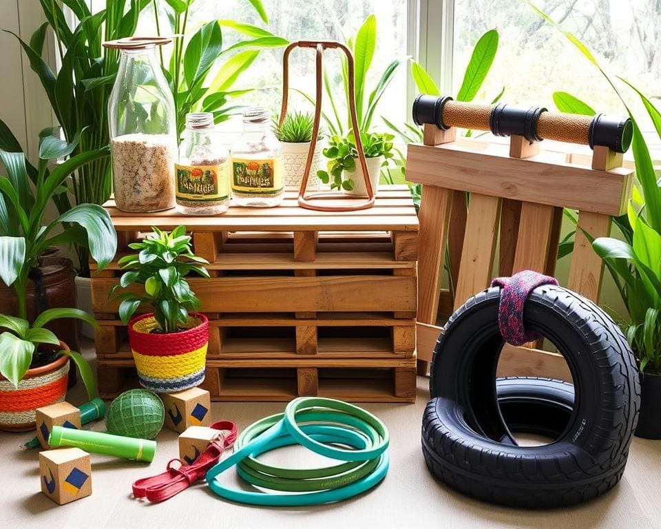 DIY Fitnessgeräte Recycling und Upcycling