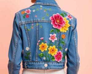 Denimjacken mit Blumenstickereien: Frühlingshafte Eleganz